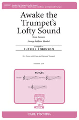 Awake the Trumpet's Lofty Sound SSA choral sheet music cover